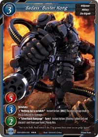 "Badass" Buster Kong - Become the Hero! - Gate Ruler card