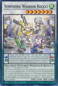 Symphonic Warrior Rockks - Dimension Force - YuGiOh card