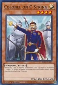 Colonel on C-String - Dimension Force - YuGiOh card