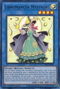 Libromancer Mystigirl - Dimension Force - YuGiOh card