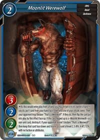 Moonlit Werewolf - Become the Hero! - Gate Ruler card