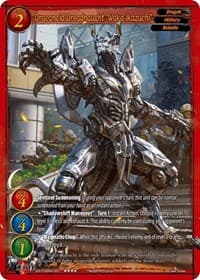 Draconoid Dreadnaught "Waka-ikazuchi" - Become the Hero! - Gate Ruler card