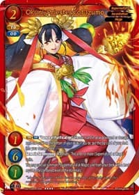 Okuni, Priestess of Izumo - Become the Hero! - Gate Ruler card