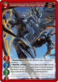 Draconoid Dreadnaught "Saku-ikazuchi" Flight Mode - Become the Hero! - Gate Ruler card