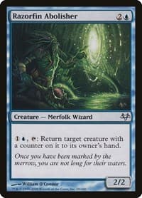 Razorfin Abolisher - Eventide - Magic: The Gathering card