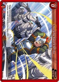 Charging Sword Strike - Become the Hero! - Gate Ruler card