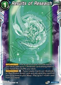 Results of Research - Ultimate Squad - Dragon Ball Super: Masters card