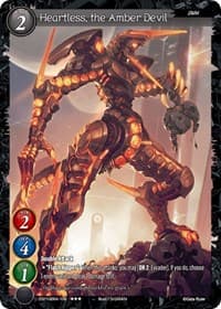 Heartless, the Amber Devil - Become the Hero! - Gate Ruler card