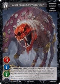 Lion-Head Gravedancer - Become the Hero! - Gate Ruler card