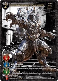 Draconoid Dreadnaught "Waka-ikazuchi" (Uber Rare) - Become the Hero! - Gate Ruler card