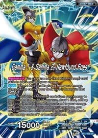 Gamma 1 & Gamma 2 // Gamma 1 & Gamma 2, Newfound Foes - Ultimate Squad - Dragon Ball Super: Masters card