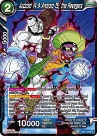 Android 14 & Android 15, the Ravagers - Ultimate Squad - Dragon Ball Super: Masters card