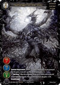 Harbinger of the Void (Uber Rare) - Become the Hero! - Gate Ruler card