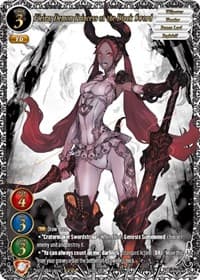 Fleira, Demon Princess of the Black Sword (Uber Rare) - Become the Hero! - Gate Ruler card