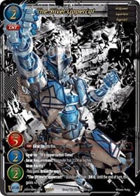 The Silver Uppercut (Uber Rare) - Become the Hero! - Gate Ruler card