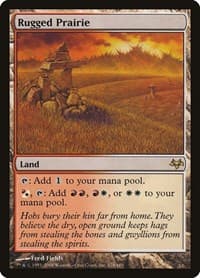 Rugged Prairie - Eventide - Magic: The Gathering card