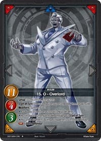 15. O - Overlord (CR6) - Become the Hero! - Gate Ruler card