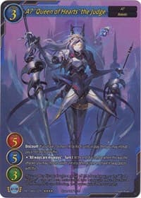 A7 "Queen of Hearts" the Judge (Full Art) - Become the Hero! - Gate Ruler card