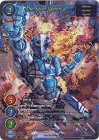 The Silver Uppercut (Full Art) - Become the Hero! - Gate Ruler card