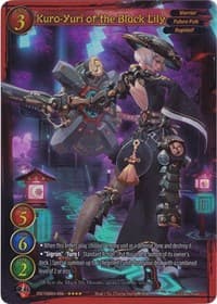Kuro-Yuri of the Black Lily (Full Art) - Become the Hero! - Gate Ruler card