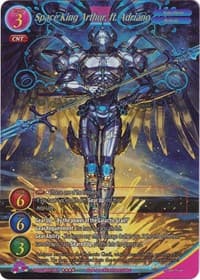 Space King Arthur ft. Adriano (Full Art) - Become the Hero! - Gate Ruler card