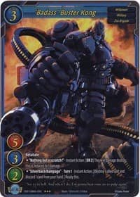 "Badass" Buster Kong (Full Art) - Become the Hero! - Gate Ruler card