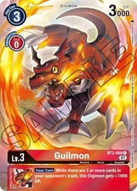 Guilmon (Tamer's Card Set 1) - Release Special Booster 1.0 - Digimon Card Game card