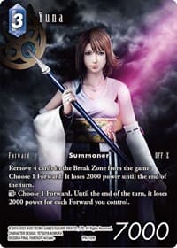 Yuna (Full Art) - Deck Exclusive Cards - Final Fantasy TCG card