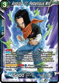 Android 17, Rebellious Will - Ultimate Squad - Dragon Ball Super: Masters card
