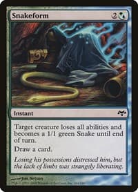 Snakeform - Eventide - Magic: The Gathering card