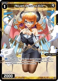 Aquiel, Blessed Evil (Parallel Foil) - Standup Diva - WIXOSS card