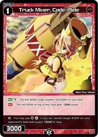 Truck Mixer, Code: Ride - Standup Diva - WIXOSS card