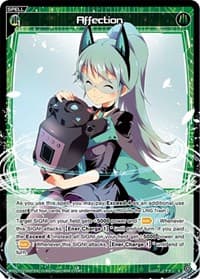 Affection (Parallel Foil) - Standup Diva - WIXOSS card