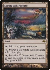 Springjack Pasture - Eventide - Magic: The Gathering card