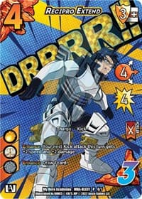 Recipro Extend (Regional License Exam 2021) - UniVersus: My Hero Academia Promo Cards - UniVersus card