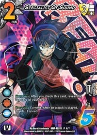 Specialist of Sound (Regional License Exam 2021) - UniVersus: My Hero Academia Promo Cards - UniVersus card
