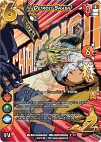 Detroit Smash (Regional License Exam 2021 Champion) - UniVersus: My Hero Academia Promo Cards - UniVersus card