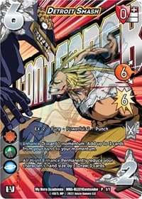 Detroit Smash (Regional License Exam 2021 Contender) - UniVersus: My Hero Academia Promo Cards - UniVersus card