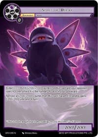 Spirit of Decay - Game of Gods: Revolution - Force of Will card