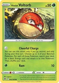 Hisuian Voltorb - SWSH10: Astral Radiance - Pokemon card