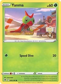 Yanma - SWSH10: Astral Radiance - Pokemon card