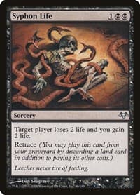 Syphon Life - Eventide - Magic: The Gathering card