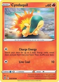 Cyndaquil - SWSH10: Astral Radiance - Pokemon card