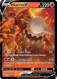 Heatran V - SWSH10: Astral Radiance - Pokemon card