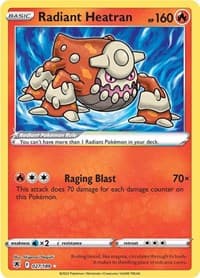 Radiant Heatran - SWSH10: Astral Radiance - Pokemon card
