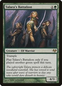Talara's Battalion - Eventide - Magic: The Gathering card