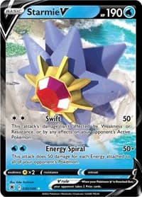 Starmie V - SWSH10: Astral Radiance - Pokemon card