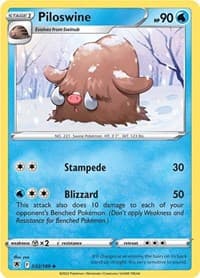 Piloswine - SWSH10: Astral Radiance - Pokemon card