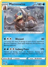 Mamoswine - SWSH10: Astral Radiance - Pokemon card
