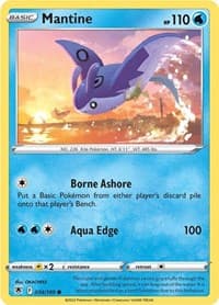 Mantine - SWSH10: Astral Radiance - Pokemon card
